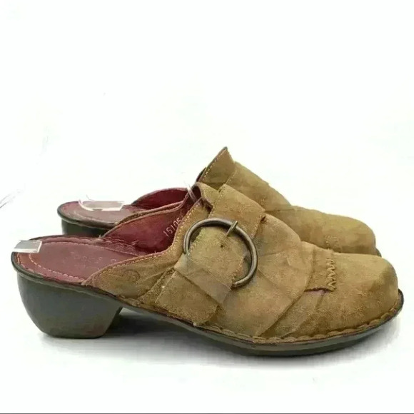 Josef Seibel flats 41 10-10.5 brown suede mules - Picture 14 of 14